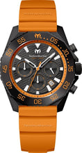 Load image into Gallery viewer, TechnoMarine Mare Vivo Men's 44mm Black and Orange Ocean Chrono Watch TM-225076