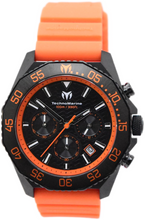 Load image into Gallery viewer, TechnoMarine Mare Vivo Men's 44mm Black and Orange Ocean Chrono Watch TM-225076