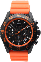 Load image into Gallery viewer, TechnoMarine Mare Vivo Men's 44mm Black and Orange Ocean Chrono Watch TM-225076