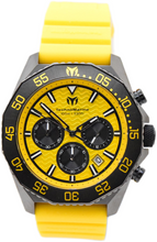 Load image into Gallery viewer, TechnoMarine Mare Vivo Men's 44mm Black and Yellow Ocean Chrono Watch TM-225077