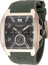 Load image into Gallery viewer, TechnoMarine Aqua Quadrant Men's 41mm Rose Gold & Green Chrono Watch TM-225114-Klawk Watches