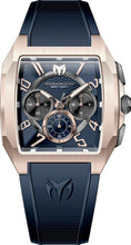 Load image into Gallery viewer, TechnoMarine Aqua Quadrant Men's 41mm Rose Gold Silicone Chrono Watch TM-225115-Klawk Watches