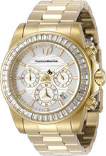 Load image into Gallery viewer, TechnoMarine Manta Ray Men's 42mm 48 Crystals Silver Gold Chrono Watch TM-225126-Klawk Watches