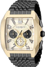 Load image into Gallery viewer, TechnoMarine Aqua Quadrant Men's Gold Black Chronograph Watch TM-226019-Klawk Watches