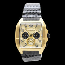 Load image into Gallery viewer, TechnoMarine Aqua Quadrant Men's Gold Black Chronograph Watch TM-226019