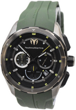 Load image into Gallery viewer, TechnoMarine Ocean Nomad Men's 43mm Army Green Gunmetal Chrono Watch TM-318100-Klawk Watches