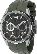 Load image into Gallery viewer, TechnoMarine Ocean Nomad Men's 43mm Army Green Gunmetal Chrono Watch TM-318100-Klawk Watches