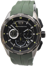 Load image into Gallery viewer, TechnoMarine Ocean Nomad Men's 43mm Army Green Gunmetal Chrono Watch TM-318100-Klawk Watches