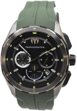 Load image into Gallery viewer, TechnoMarine Ocean Nomad Men's 43mm Army Green Gunmetal Chrono Watch TM-318100-Klawk Watches