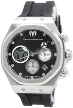 Load image into Gallery viewer, Technomarine Reef Sun Women's 40mm Double Black Crystal Chrono Watch TM-523004