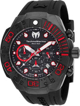 Load image into Gallery viewer, TechnoMarine Black Reef Men's Triple Black Sport Chronograph Watch TM-523010-Klawk Watches