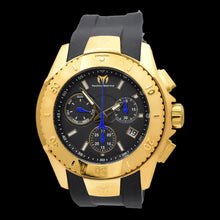 Load image into Gallery viewer, Technomarine UF6 Black Dial Gold Swiss Chronograph Watch Men's 48mm TM-620003