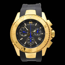 Load image into Gallery viewer, Technomarine UF6 Black Dial Gold Swiss Chronograph Watch Men's 48mm TM-620003-Klawk Watches