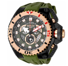 Load image into Gallery viewer, Invicta Sea Hunter Blockade Men's 57mm Flyback Chrono Watch Army Green 49629-Klawk Watches