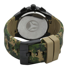 Load image into Gallery viewer, Technomarine Ocean Manta Mens 48mm Light Green Camo Strap Chrono Watch TM-221044-Klawk Watches