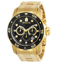 Load image into Gallery viewer, Invicta Pro Diver SCUBA Men's 48mm 18K Gold Plated Black Chronograph Watch 0072-Klawk Watches