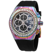 Load image into Gallery viewer, TechnoMarine Cruise Glitz Men's 45mm Rainbow Crystals Chrono Watch TM-121033-Klawk Watches