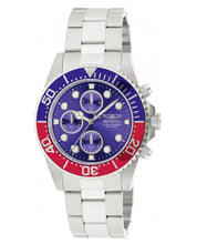 Load image into Gallery viewer, Invicta Pro Diver Men's 43mm Blue Dial Pepsi Bezel Chronograph Watch 1771-Klawk Watches
