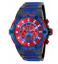 Load image into Gallery viewer, Invicta Marvel Spiderman Men's 52mm Limited Chronograph Watch Bundle 25782-Klawk Watches