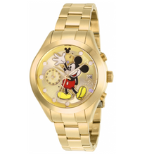 Load image into Gallery viewer, Invicta Disney Limited Edition Women's 40mm Gold Mickey Chronograph Watch 27399-Klawk Watches