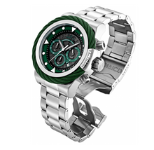 Load image into Gallery viewer, Invicta Bolt Sport Men's 50mm Silver Green Anatomic Chronograph Watch 27797 RARE-Klawk Watches