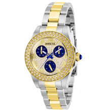 Load image into Gallery viewer, Invicta Angel Women's 34mm Pave Crystal Dial Gold Multi-Function Watch 28476-Klawk Watches