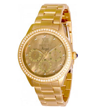 Load image into Gallery viewer, Invicta Angel Women's 37mm Gold Mother of Pearl Crystal Day / Date Watch 31262-Klawk Watches