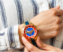 Load image into Gallery viewer, Invicta DC Comics Wonder Woman Ladies 38mm Limited Edition Gold Watch 31730-Klawk Watches
