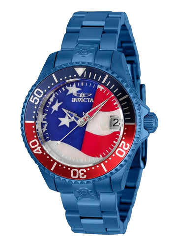 Invicta Pro Diver Automatic Womens 38mm Stars and Stripes Limited Ed Watch 32225-Klawk Watches