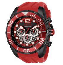 Load image into Gallery viewer, Invicta Pro Diver Men's 50mm Twisted Metal Dial Red Chronograph Watch 33821-Klawk Watches