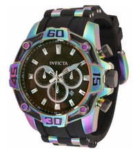 Load image into Gallery viewer, Invicta Pro Diver Mens 52mm Tinted Crystal Carbon Fiber Dial Rainbow Watch 33835-Klawk Watches