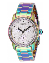 Load image into Gallery viewer, Invicta Angel Women's 38mm Pave Crystal Dial Rainbow Iridescent Watch 30032 RARE-Klawk Watches