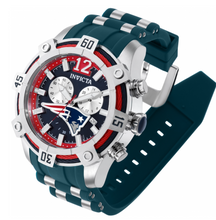 Load image into Gallery viewer, Invicta NFL New England Patriots Mens 52mm Blue Fly-Back Chronograph Watch 35809-Klawk Watches
