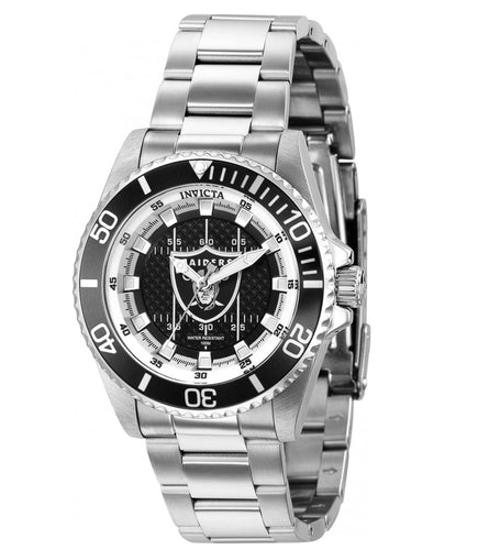 Invicta NFL Las Vegas Raiders Lady Women's 38mm Stainless Quartz Watch 36936-Klawk Watches