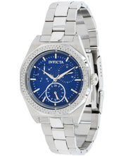 Load image into Gallery viewer, Invicta Angel 144 Diamond Bezel Women&#39;s 38mm Blue Multifunction Date Watch 38555-Klawk Watches
