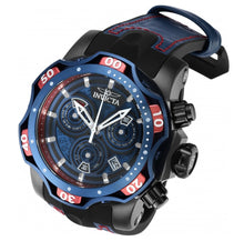 Load image into Gallery viewer, Invicta Venom Gen III Men's 52mm Blue Silicone Swiss Chrono Watch 38718 RARE-Klawk Watches