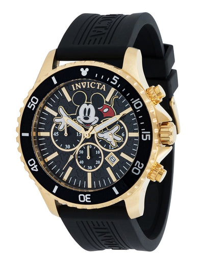 Invicta Disney Men's 48mm Mickey Mouse Limited Edition Black Chrono Watch 39173-Klawk Watches