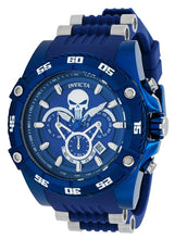 Load image into Gallery viewer, Invicta Marvel Punisher Men's 52mm Electric Blue Limited Ed Chrono Watch 38180-Klawk Watches