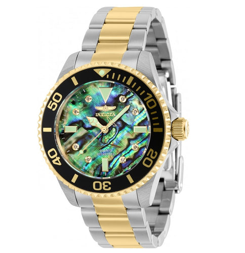 Invicta Pro Diver Lady Women's 38mm Diamond Abalone Dial Two-Tone Watch 39430-Klawk Watches