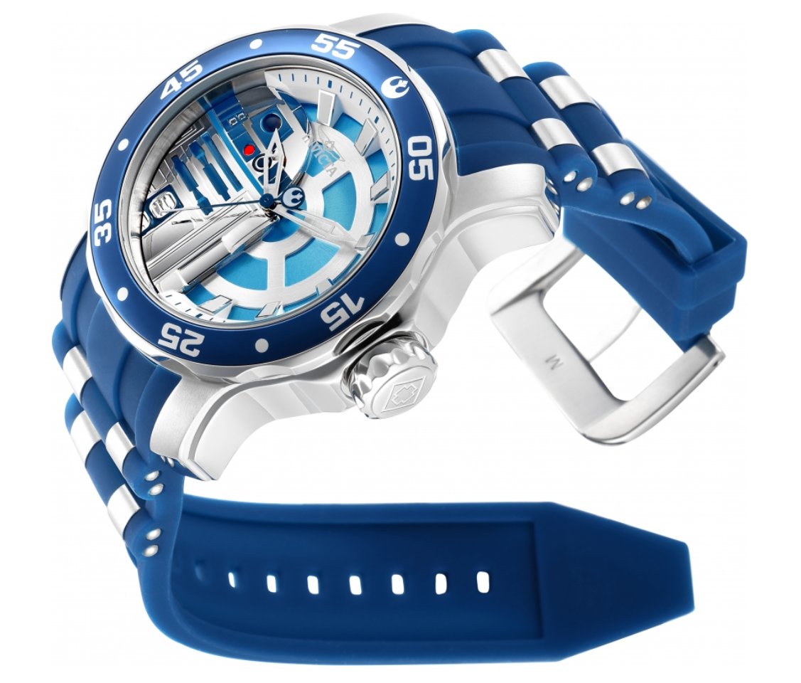 Invicta Star Wars R2-D2 Men's 48mm Limited Edition Silicone Quartz Wat –  Klawk Watches