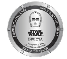 Load image into Gallery viewer, Invicta Star Wars C-3PO Men&#39;s 52mm Anatomic Limited Edition Quartz Watch 39709-Klawk Watches
