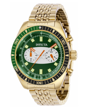 Load image into Gallery viewer, Invicta Speedway Monaco Men's 43mm Dual Time Dials Green Dial Gold Watch 40528-Klawk Watches