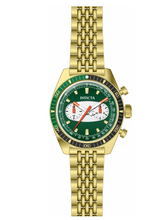 Load image into Gallery viewer, Invicta Speedway Monaco Men's 43mm Dual Time Dials Green Dial Gold Watch 40528-Klawk Watches