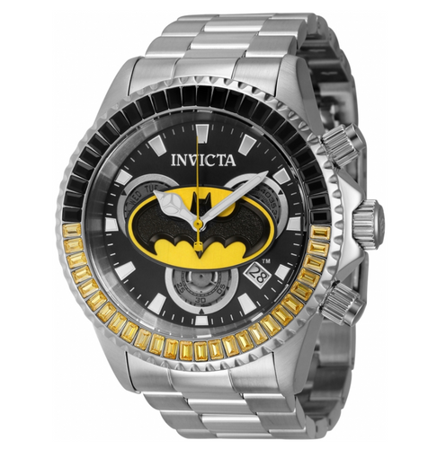 Invicta DC Comics Batman Men's 47mm Limited Crystals Swiss Chrono Watch 41271-Klawk Watches