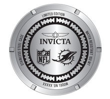 Load image into Gallery viewer, Invicta NFL Miami Dolphins Men's 52mm Pro Diver Limited Silicone Watch 41453-Klawk Watches