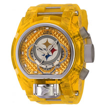 Load image into Gallery viewer, Invicta NFL Pittsburgh Steelers Men's 52mm Magnum Dual Time Limited Watch 41540-Klawk Watches