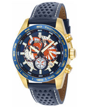 Load image into Gallery viewer, Invicta Aviator Men's 45mm Skeleton Dial Blue Leather Chronograph Watch 41690-Klawk Watches
