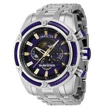 Load image into Gallery viewer, Invicta NFL Baltimore Ravens Men's 52mm Carbon Fiber Chronograph Watch 41790-Klawk Watches