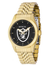 Load image into Gallery viewer, Invicta NFL Las Vegas Raiders Lady Women's 36mm Gold Stainless Watch 42533-Klawk Watches