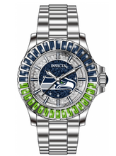 Load image into Gallery viewer, Invicta NFL Seattle Seahawks Lux Women's 38mm Crystals Glitz Quartz Watch 42669-Klawk Watches